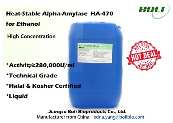 Enzyme Alpha Amylase ổn định nhiệt HA 470 cho Ethanol nồng độ cao