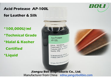 Aspergillus Niger Proteolytic Enzymes Màu đen Nâu Kỹ thuật Cấp 100000 U / ml