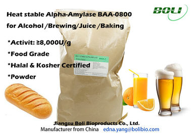 Thương mại hiệu quả cao Alpha Amylase Enzyme Pháp Xám bột Cho Juice chế biến
