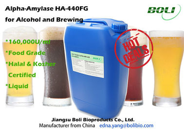 Cấp thực phẩm Nhiệt độ cao Alpha-Amylase HA-440FG 160000U / ml Enzyme sản xuất bia