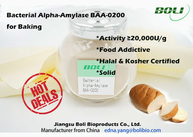 Non-GMO Bacterial Alpha-Amylase Bột Enzyme 20.000 U / g bột