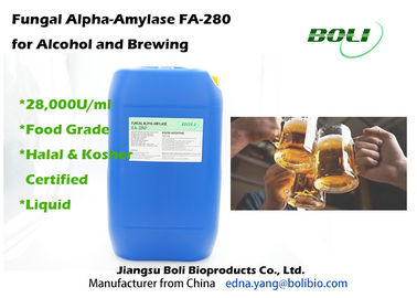 28000 U / ml Enzyme ủ men Nấm Alpha - Amylase Không GMO Cho rượu / Nấu