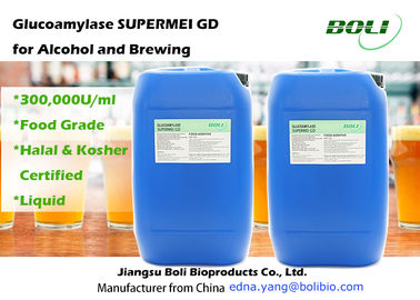 Dạng lỏng Glucoamylase Enzyme Supermei Gd cho Alocohol Brewing