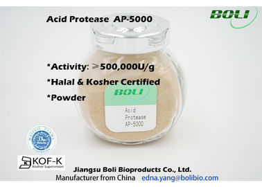 Chuyển đổi protein thành peptide Axit ổn định Protease AP-5000 Hoạt động 500000 U / g
