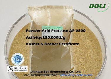 Proteolytic Enzymes Acid Protease Powder 80000 U / g cho Protein thủy phân