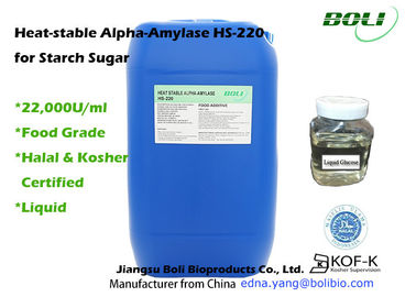 Loại thực phẩm Alpha Amylase Enzyme dạng lỏng với chứng nhận Halal và Kosher