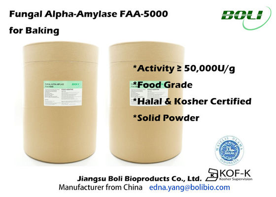 Bột Baking Fungal Alpha Amylase FAA-5000 8% Độ ẩm thực phẩm