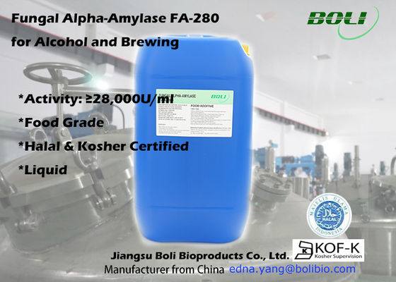 Sản xuất bia Alpha Amylase không Gmo Liquid Fungal
