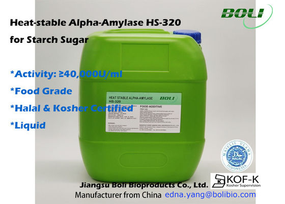 Enzyme Amylase không Gmo Alpha ổn định nhiệt cho đường tinh bột