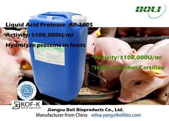 Thức ăn chăn nuôi Enzyme Acid Protease Ap-100s ở dạng lỏng