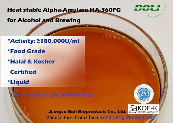 Enzyme Alpha Amylase ổn định nhiệt HA-360FG cho rượu và nấu bia