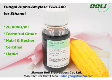 28000 U / ML Nấm Alpha Amylase FAA - 400, Enzym sinh học Đối với sản xuất Ethanol