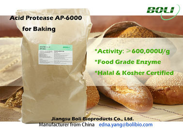Acid Protease Baking Enzymes Tập trung cao Hoạt động ổn định 600000U / g