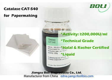 Sản phẩm công nghiệp Catalase Enzyme Cao Nồng độ 200000 U / ml