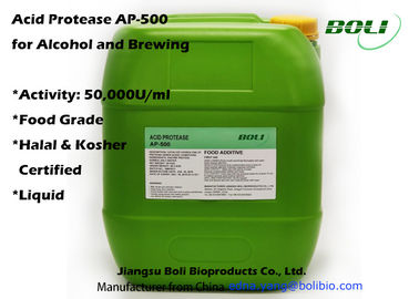 Thực phẩm cấp axit Protease AP -500 Enzyme cho rượu và sản xuất bia