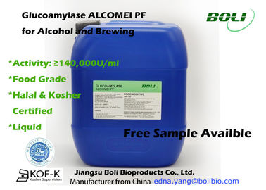 Glucoamylase lỏng Enzyme Alcomei Pf cho rượu và sản xuất bia với chứng nhận Halal và Kosher
