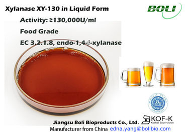Xylanase XY -130 Enzyme sản xuất bia lỏng 130 000U / Ml Cấp thực phẩm