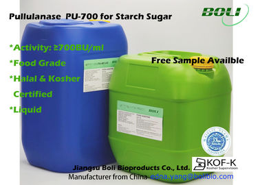 Cấp thực phẩm Pullulanase, 700 BU / ml Enzyme trong công nghiệp thực phẩm để sản xuất xi-rô Glucose cao