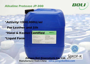 Protease kiềm lỏng JP-300 Enzyme Proteolytic cho da và lụa