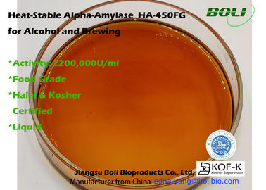 HA-450FG Kosher Chứng nhận Amylase Enzyme Sản xuất bia