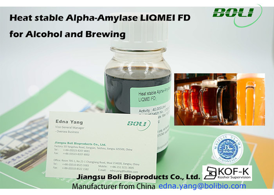 Boli lỏng Alpha Amylase thích hợp để sử dụng thực phẩm Đường hóa trong sản xuất bia
