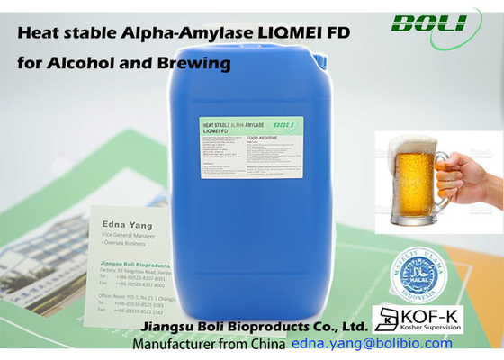 Alpha Amylase lỏng không biến đổi gen thích hợp cho rượu và sản xuất bia từ Trung Quốc