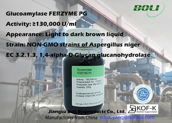 Enzyme Glucoamylase KHÔNG GMO để đường hóa cho nước tương và giấm