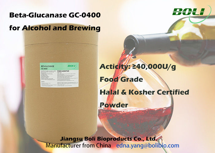 Phấn Beta Glucanase GC - 0400 Đối với men bia, thực phẩm sinh học Enzymes