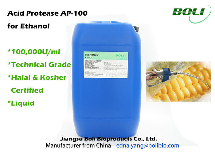 Enzyme lỏng nhẹ cho Ethanol Công nghiệp 100000 U / ml Nồng độ Cao
