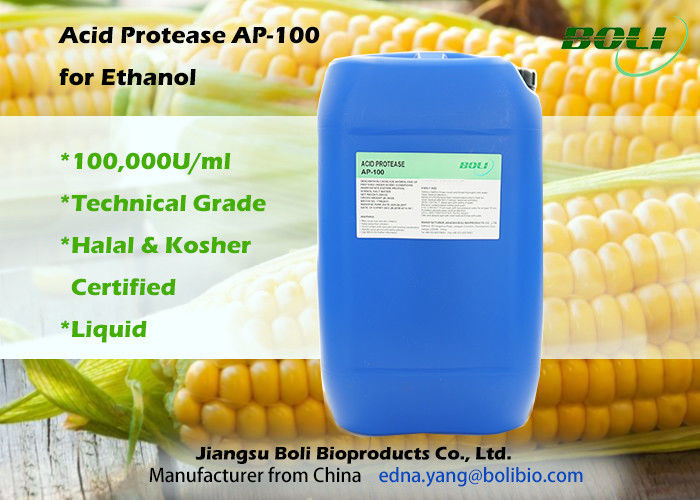 Enzyme hoạt động cao thương mại đối với protease axit ethanol AP - 100 chuyển đổi cao