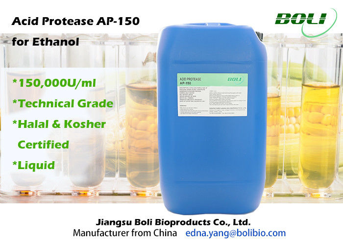 Protease axit hiệu quả cao AP-150, Hoạt tính ổn định enzyme Ethanol trong công nghiệp
