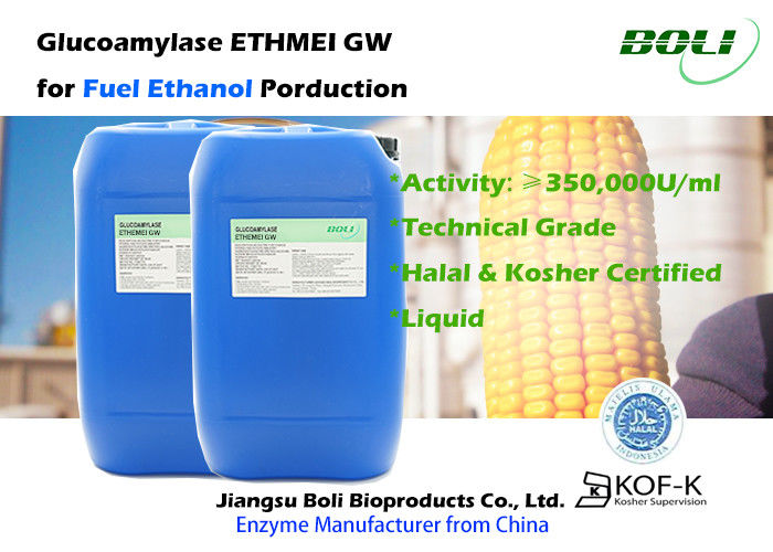 Glucoamylase lỏng ETHMEI GW Enzyme để chế biến Ethanol / nhiên liệu Ethanol